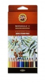 карандаши аква. Mondeluz 12цв. к/к. 3716/12 K-I-N