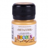  акрил "Decola" Золото сусальное 20мл. ЗХК