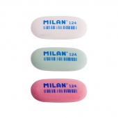 ластик MILAN 124 мягкий овальный
