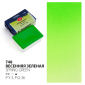 акварель Весенняя зелёная 2,5мл. кювета "Ладога"