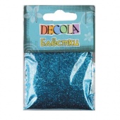 блёстки "Decola" 0.3мм. 20гр. Небесно-голубой