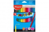 Карандаши цв. "ColorPeps" 18цв. к/к. MAPED