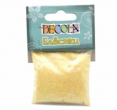 блёстки "Decola" 0.3мм. 20гр. Жёлтый